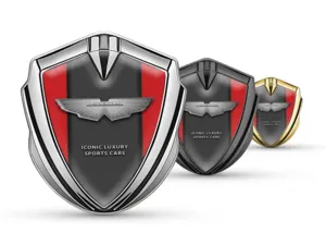 Aston Martin Emblema Fender Badge Disegno Pro Robusto